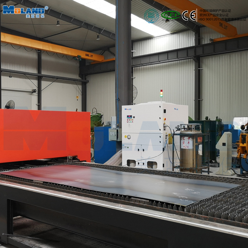 徐州三台激光切割机和打坡口除尘竣工案例解析