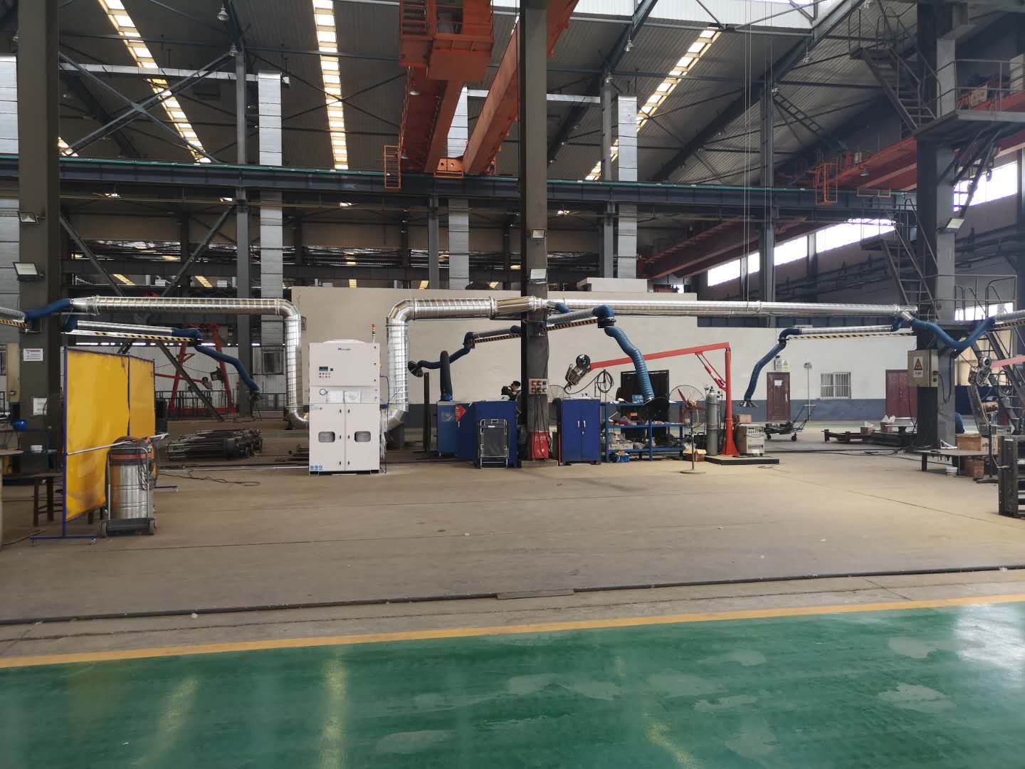 焊接车间除尘方法及应用