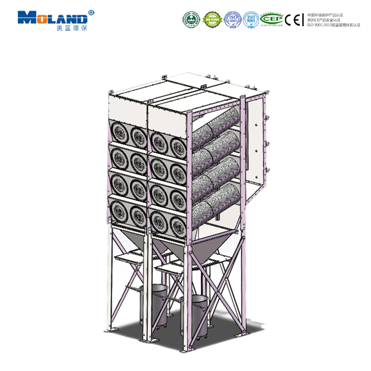 车间集中除尘系统【斜插式滤筒除尘器MLWF1800H/3500H】