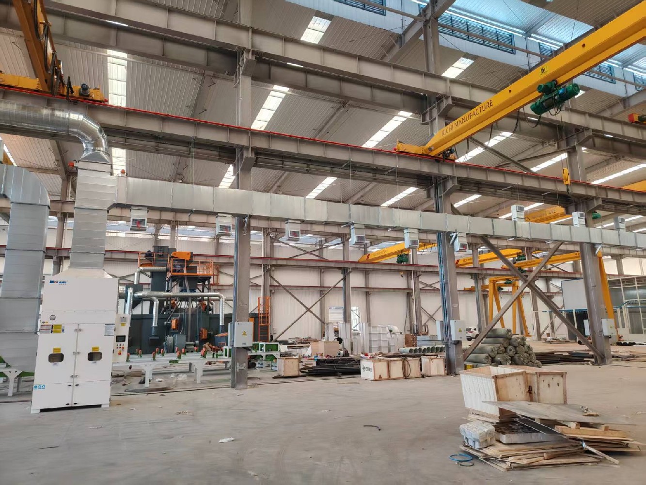 河南某机械设备生产企业车间焊接除尘项目